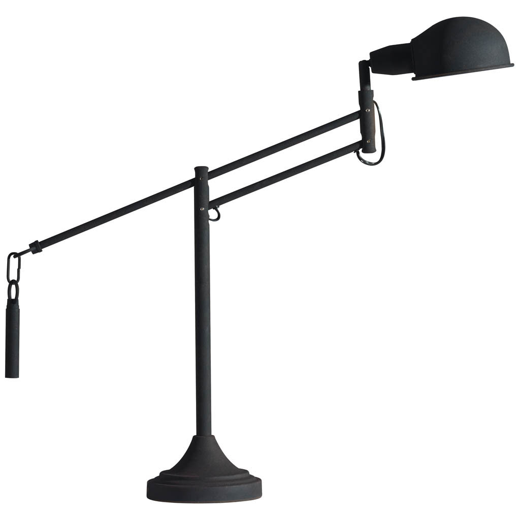 Sarafina Table Lamp Black Sand Granite