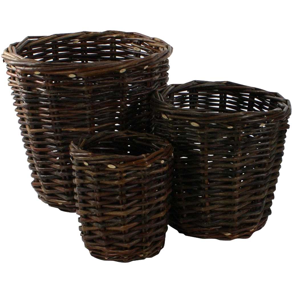 Orchard Willow Cachepots (Set of 3)