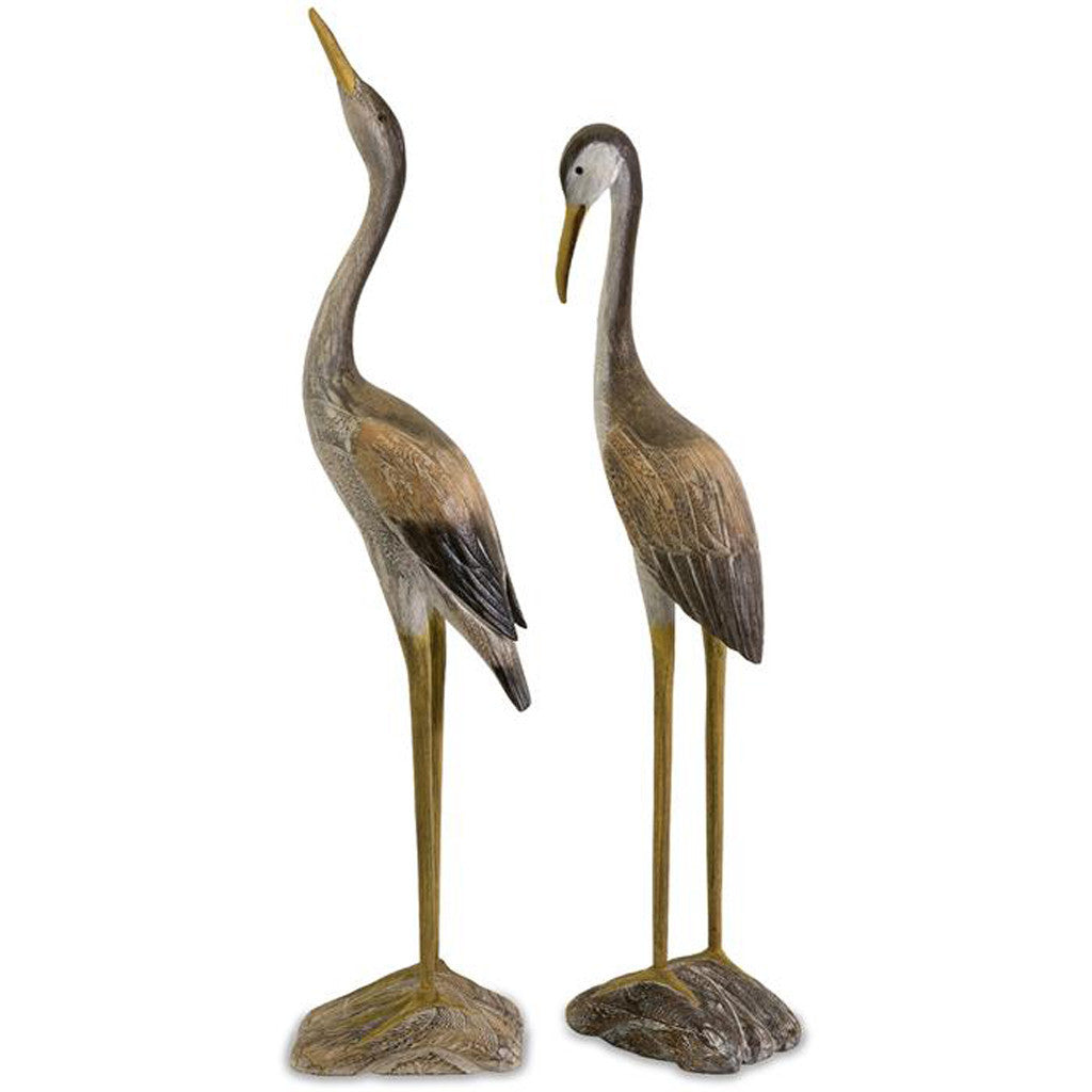 Roscommon Wood Cranes (Set of 2)