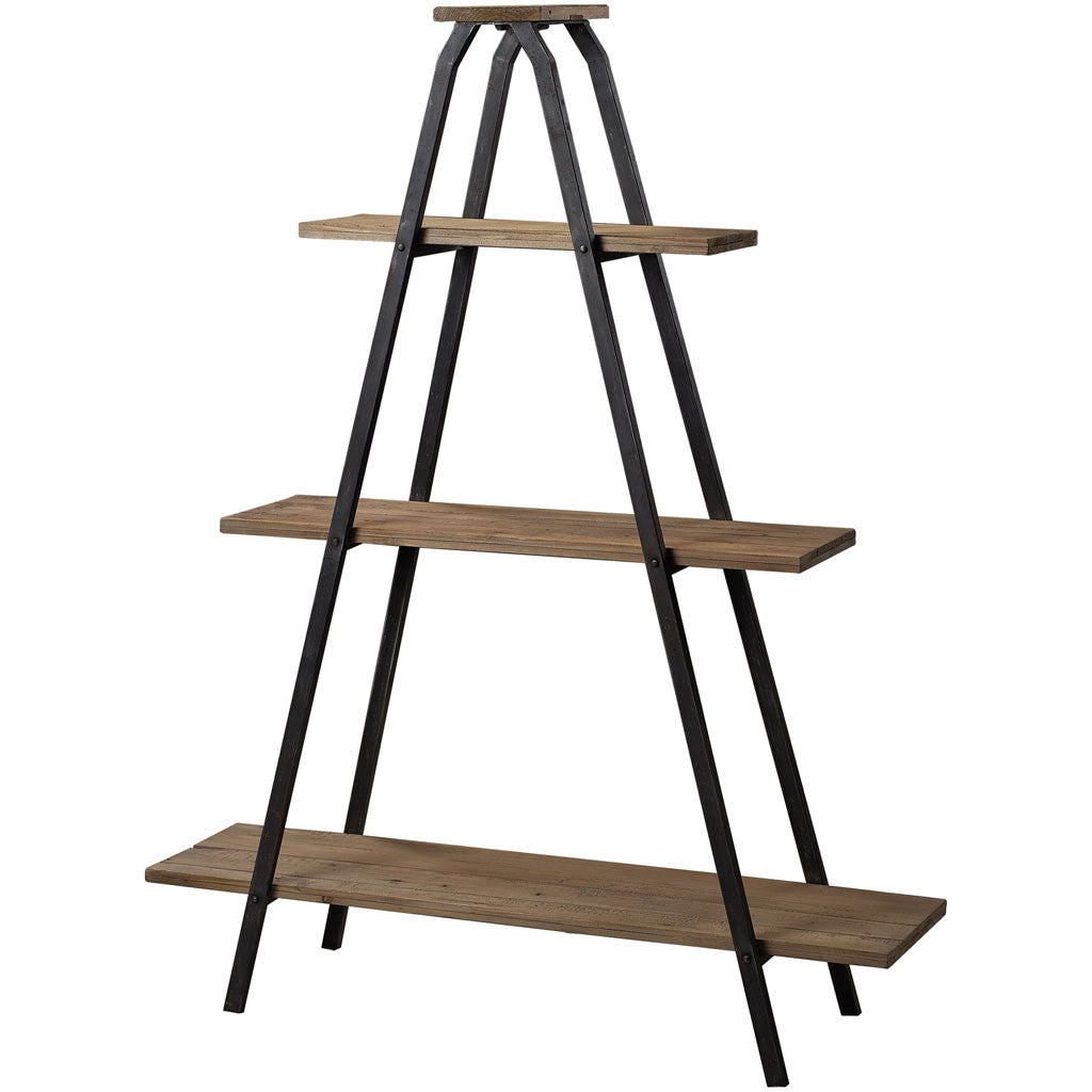 Peak Wood/Metal Shelves