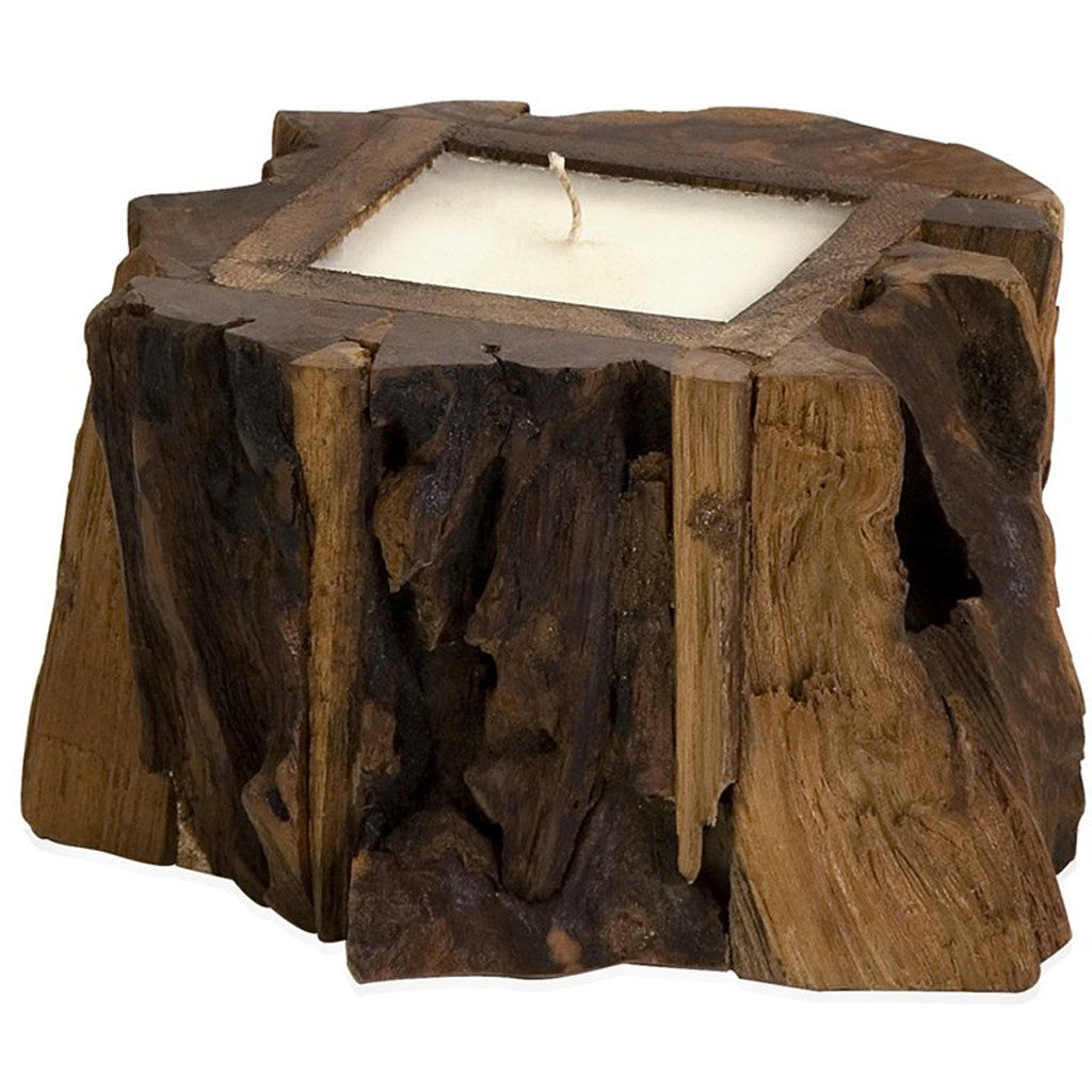 Small Teakwood Candle