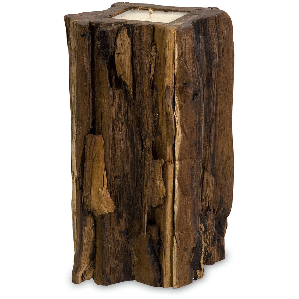 Large Teakwood Candle