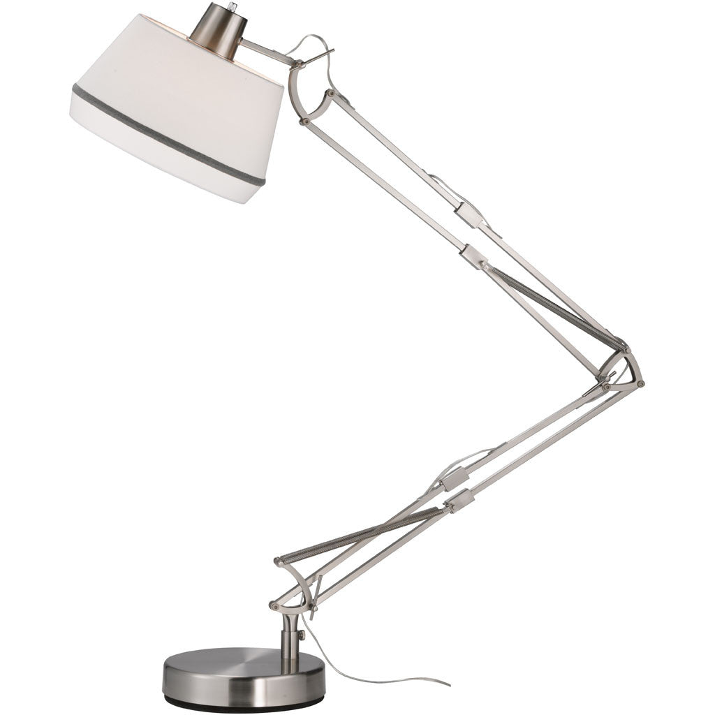 Grand Architect Floor Lamp Brushed Steel