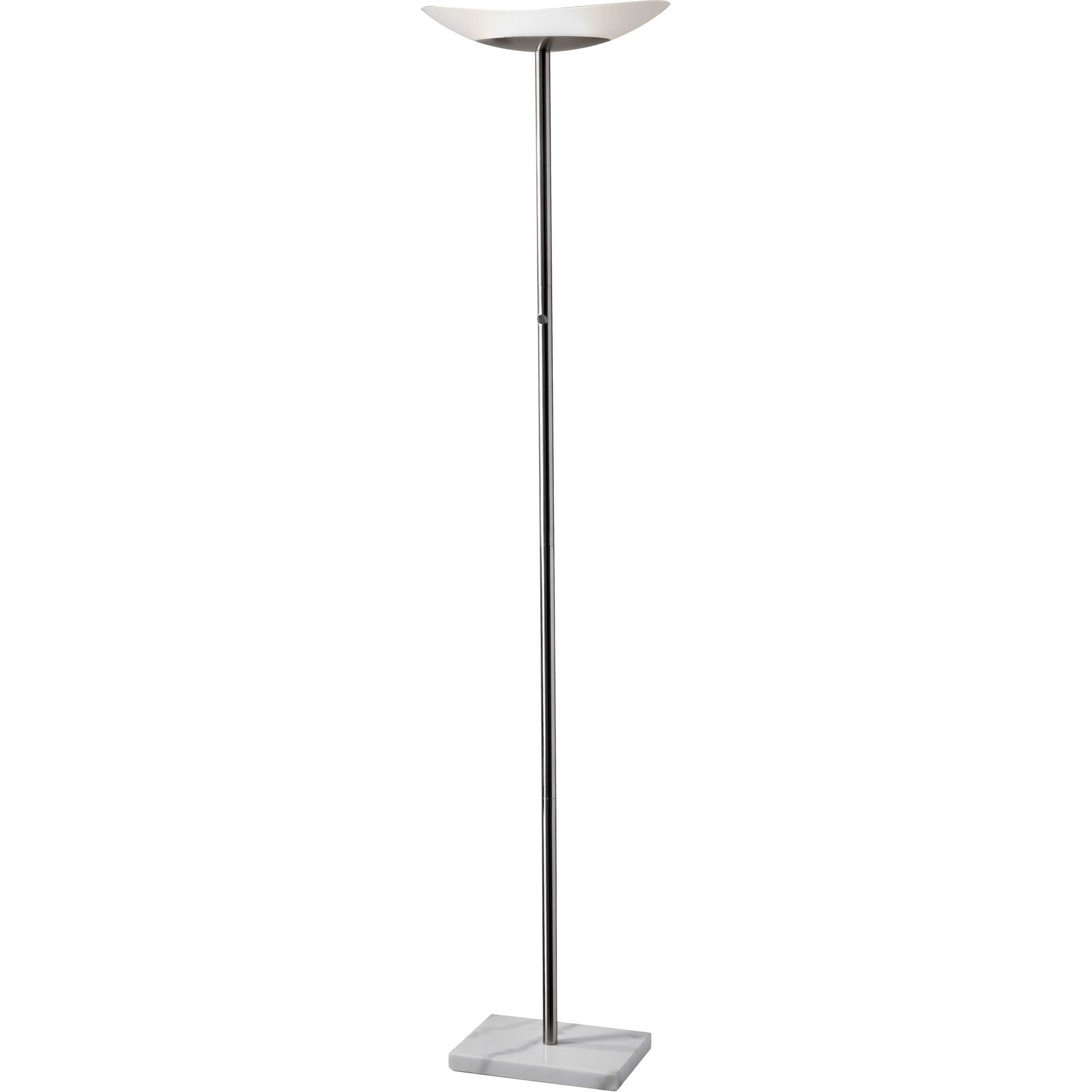 Cenon LED Torchiere Brushed Steel