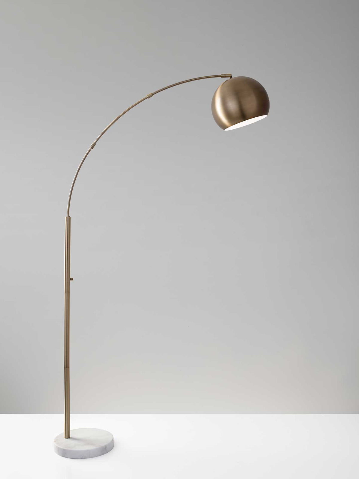 Asheville Arc Lamp Brass