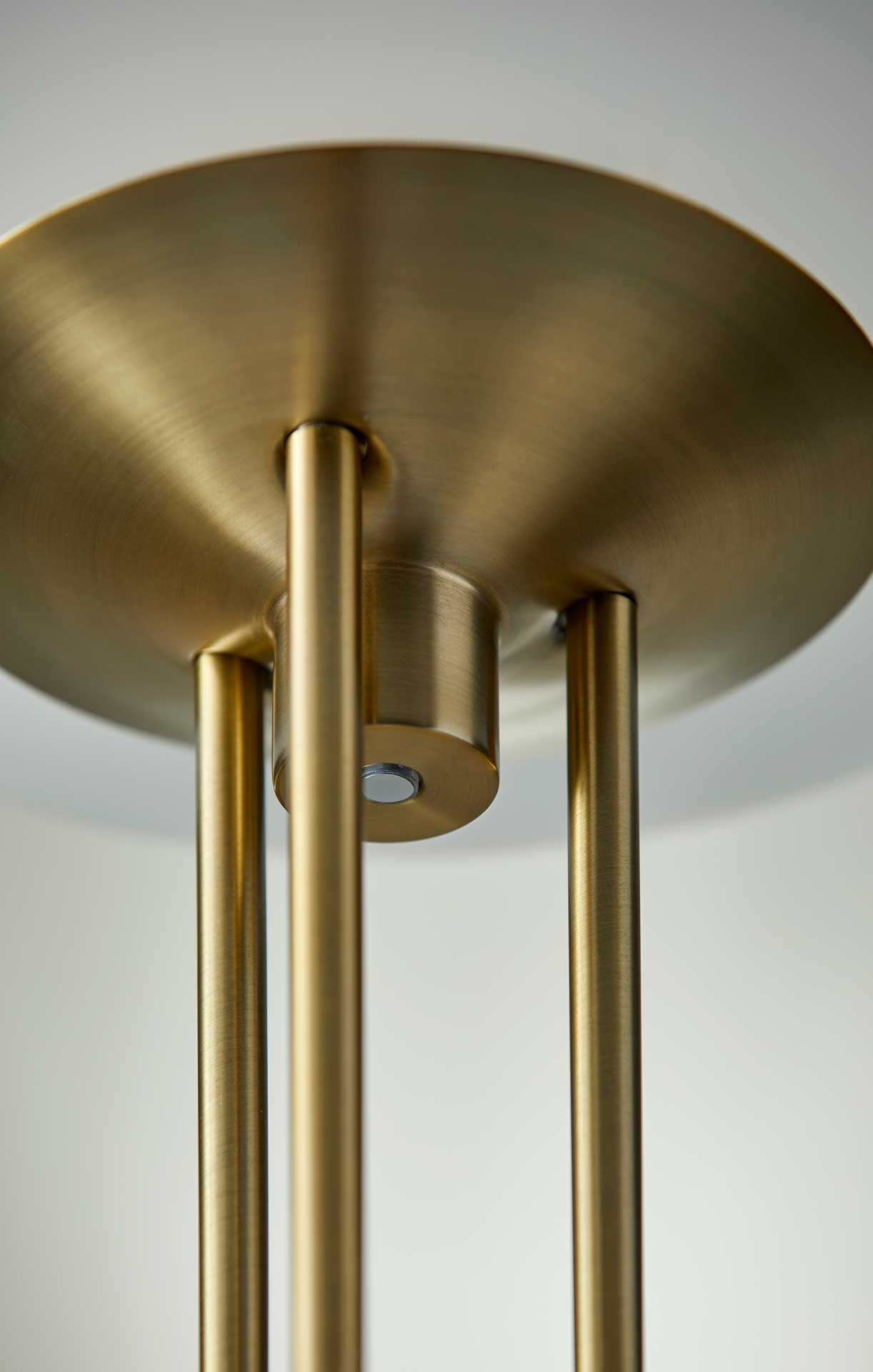 Nimes LED Torchiere Brass