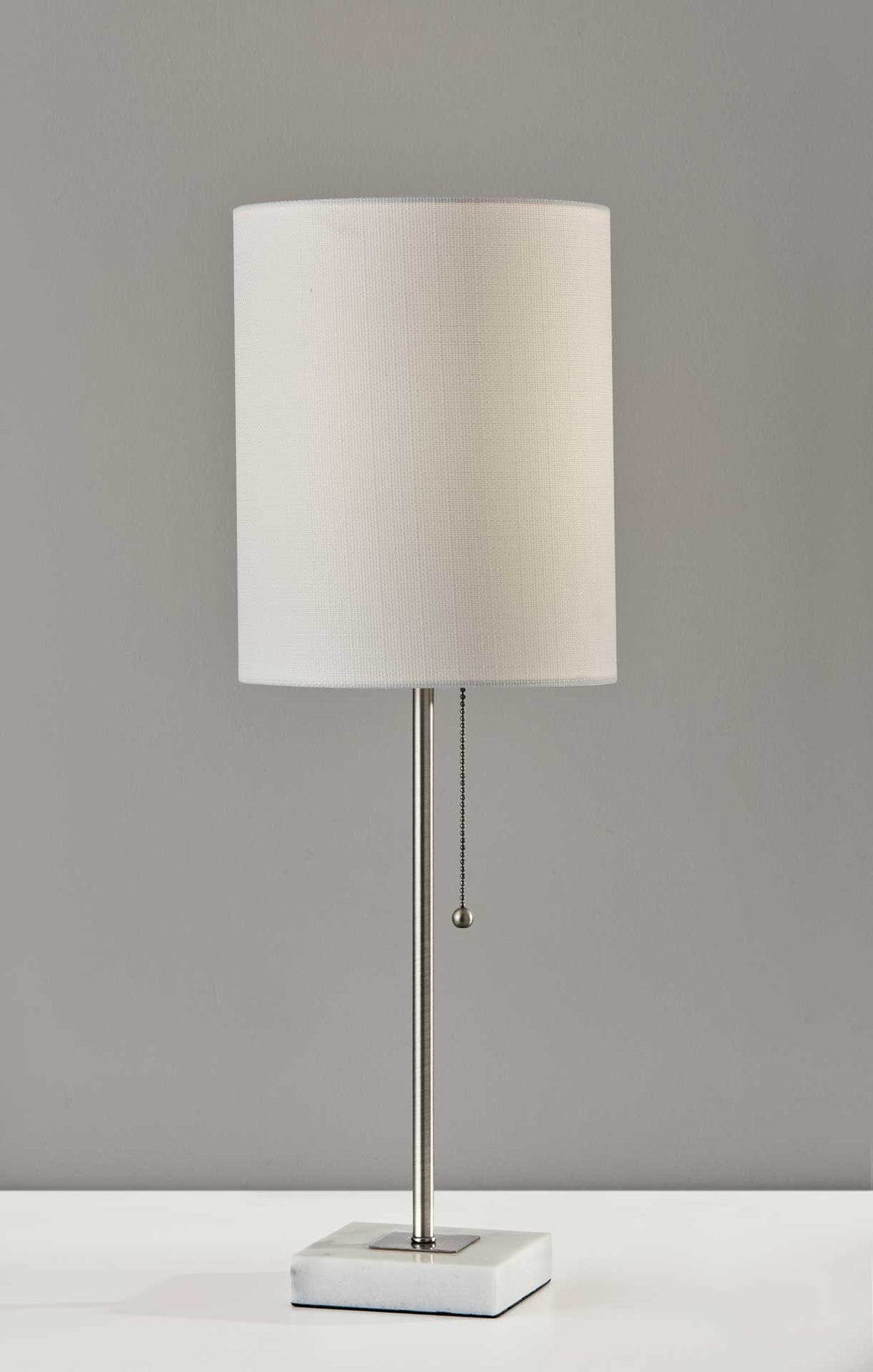 Fife Table Lamp Brushed Steel