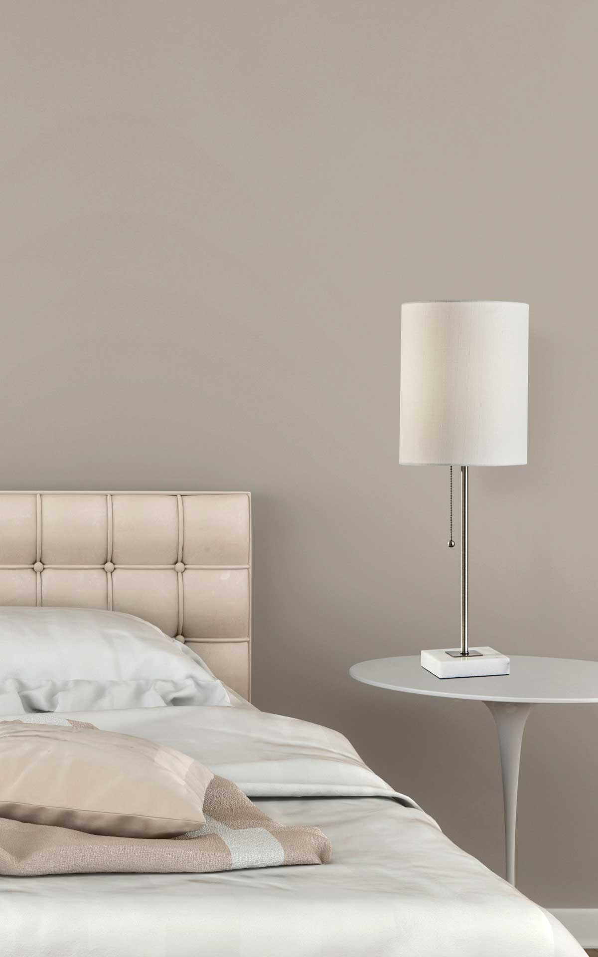 Fife Table Lamp Brushed Steel