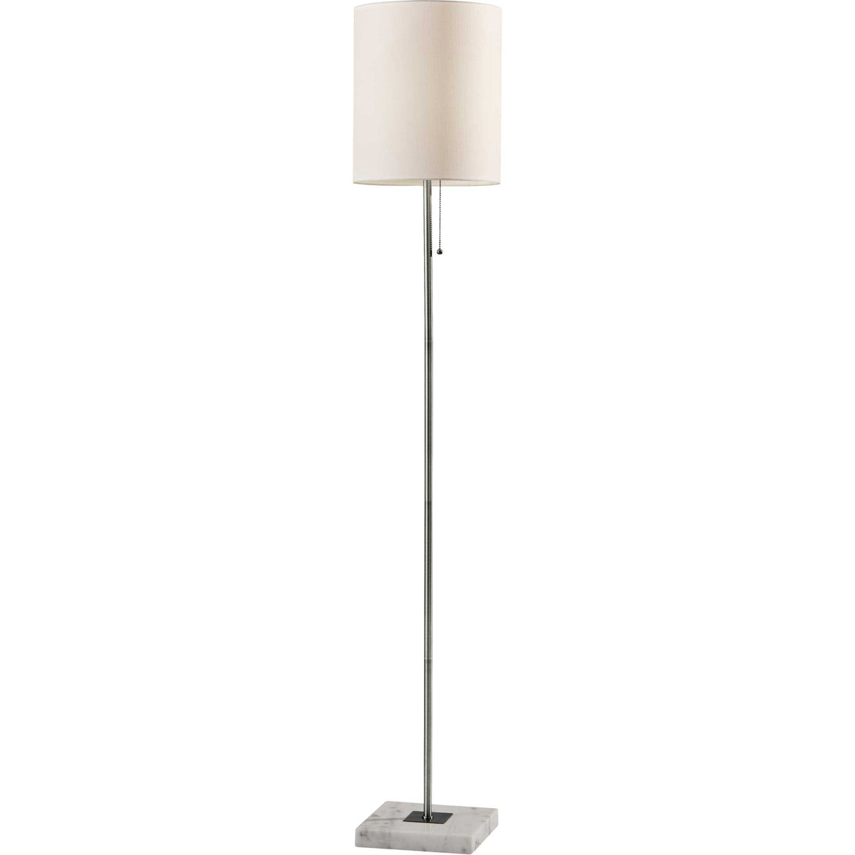 Fife Floor Lamp Brushed Steel