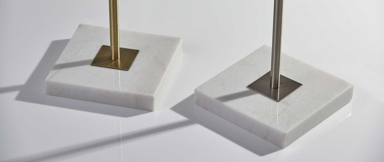 Fife Torchiere Brushed Steel