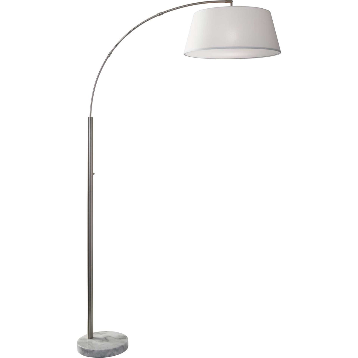 Toulon Arc Lamp Brushed Steel