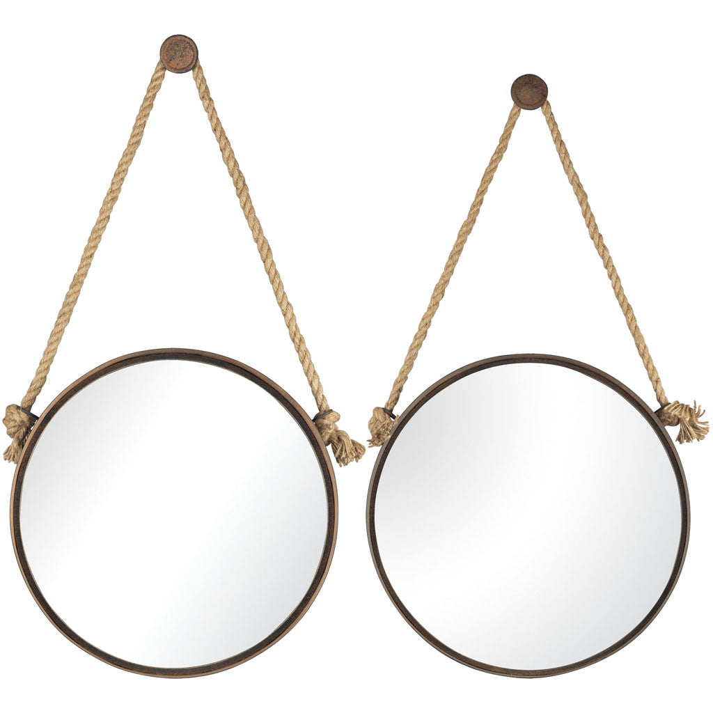 Greenwich Round Mirrors (Set of 2)