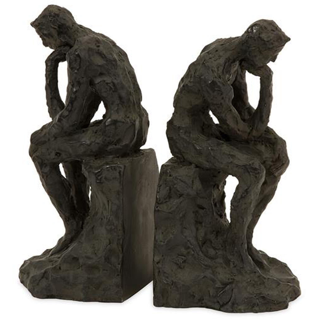 Thinking Man Bookends (Set of 2)