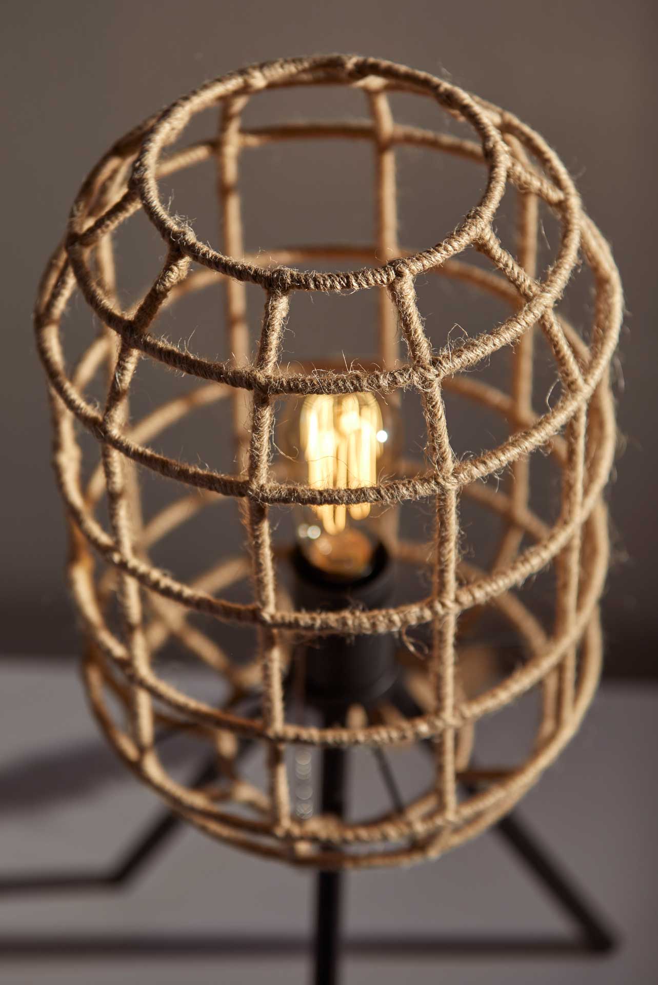 Molde Table Lamp Black/Natural