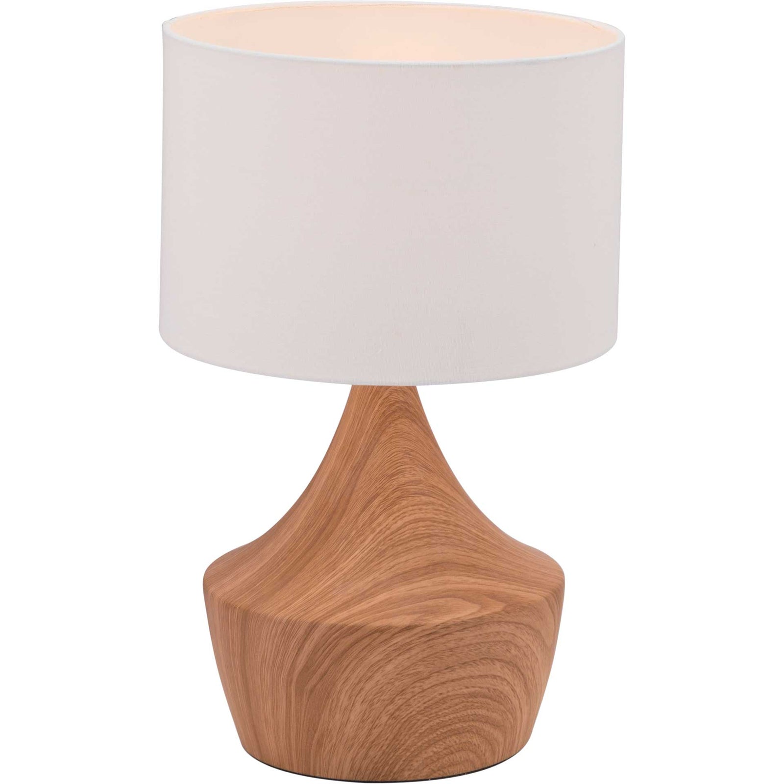 Kure Table Lamp White/Brown