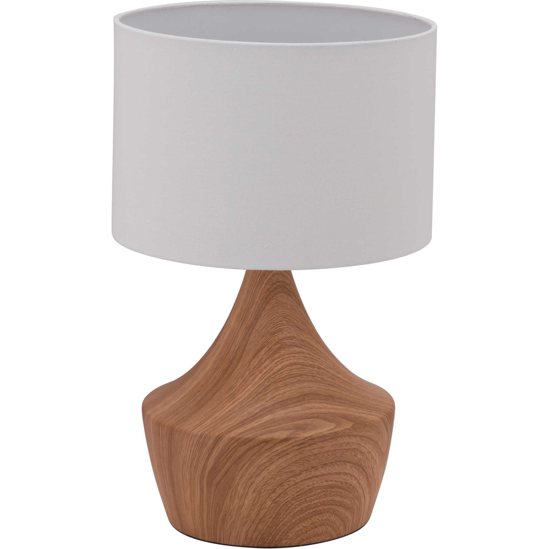 Kure Table Lamp White/Brown