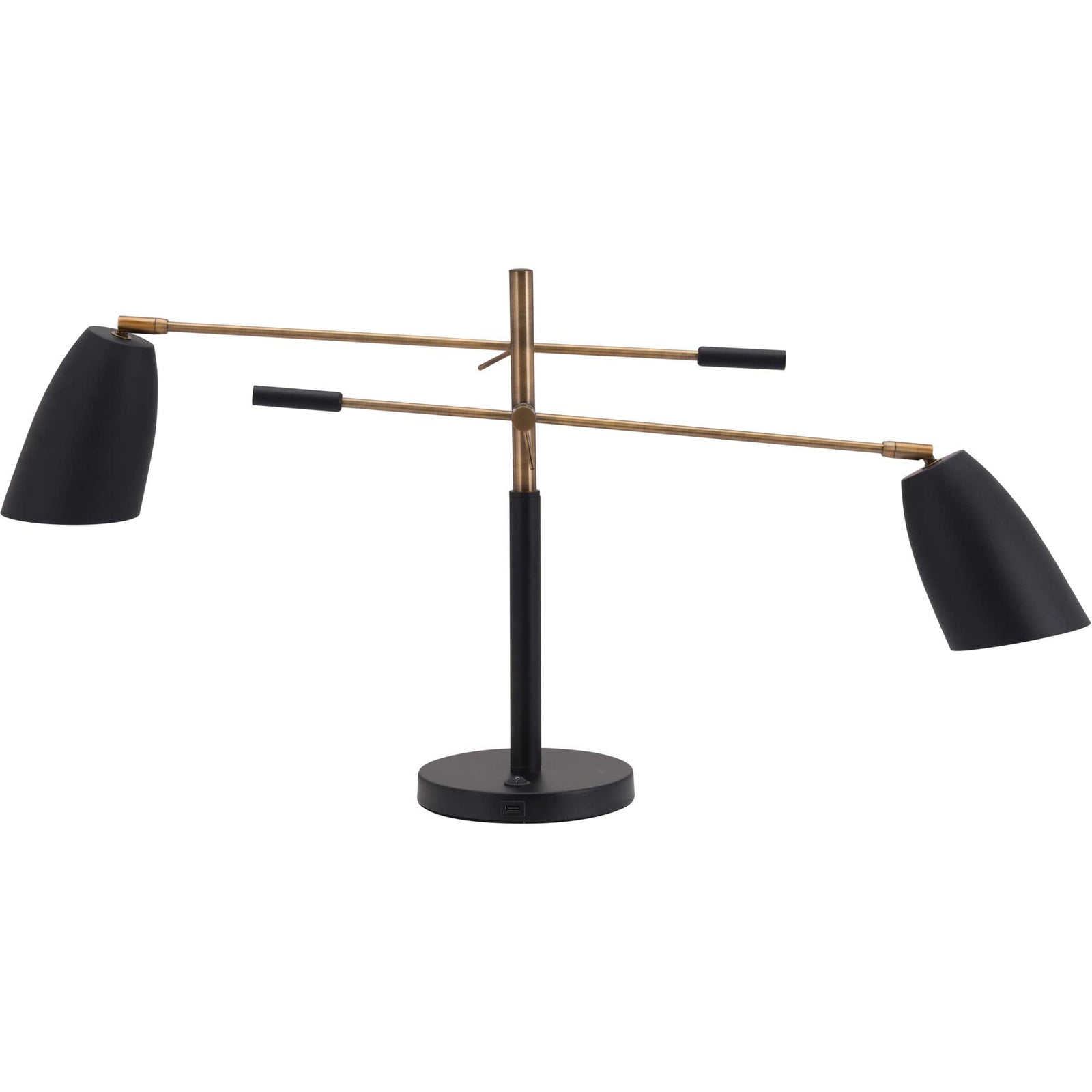 Tahoe Table Lamp Matte Black/Brass