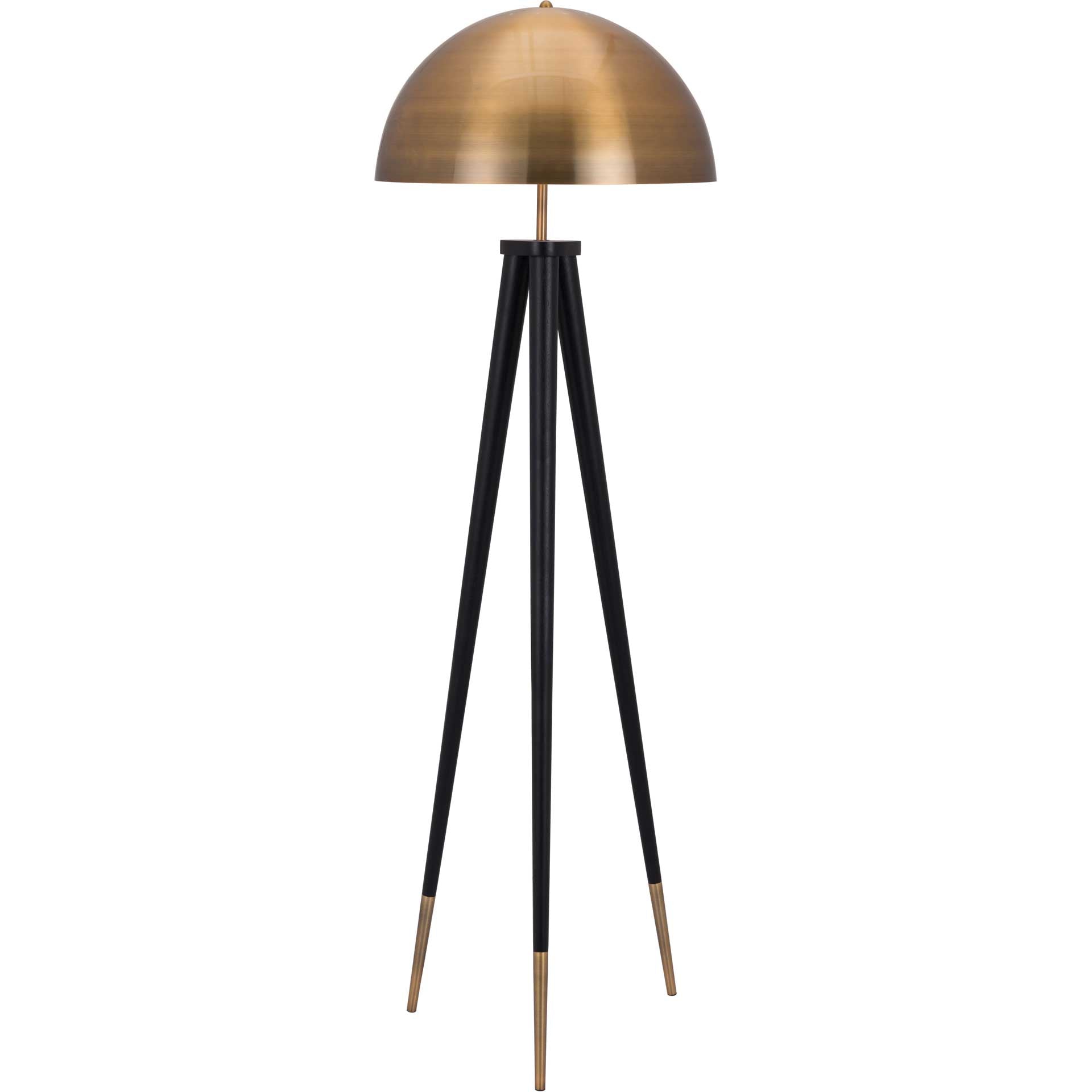 Marcus Floor Lamp Brass/Black