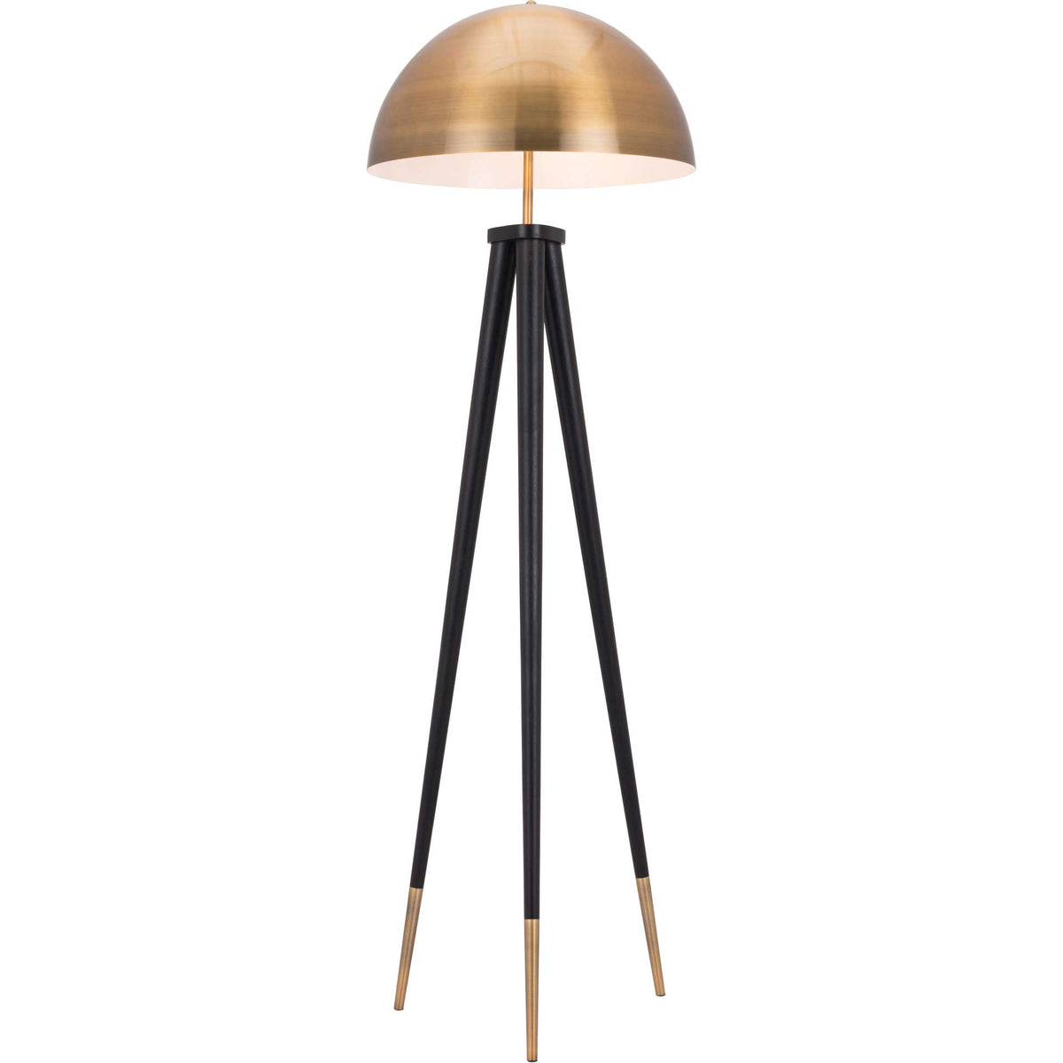 Marcus Floor Lamp Brass/Black