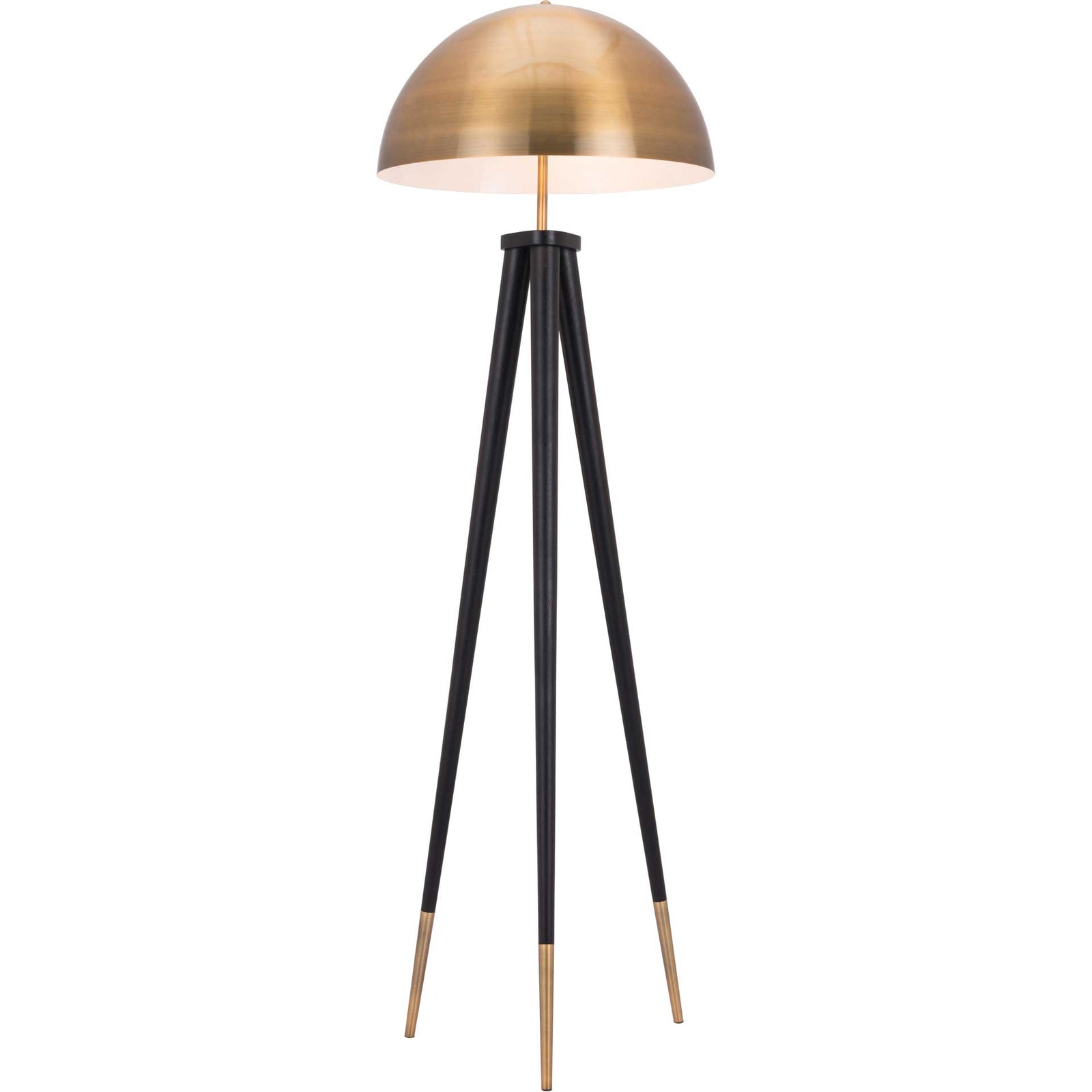 Marcus Floor Lamp Brass/Black