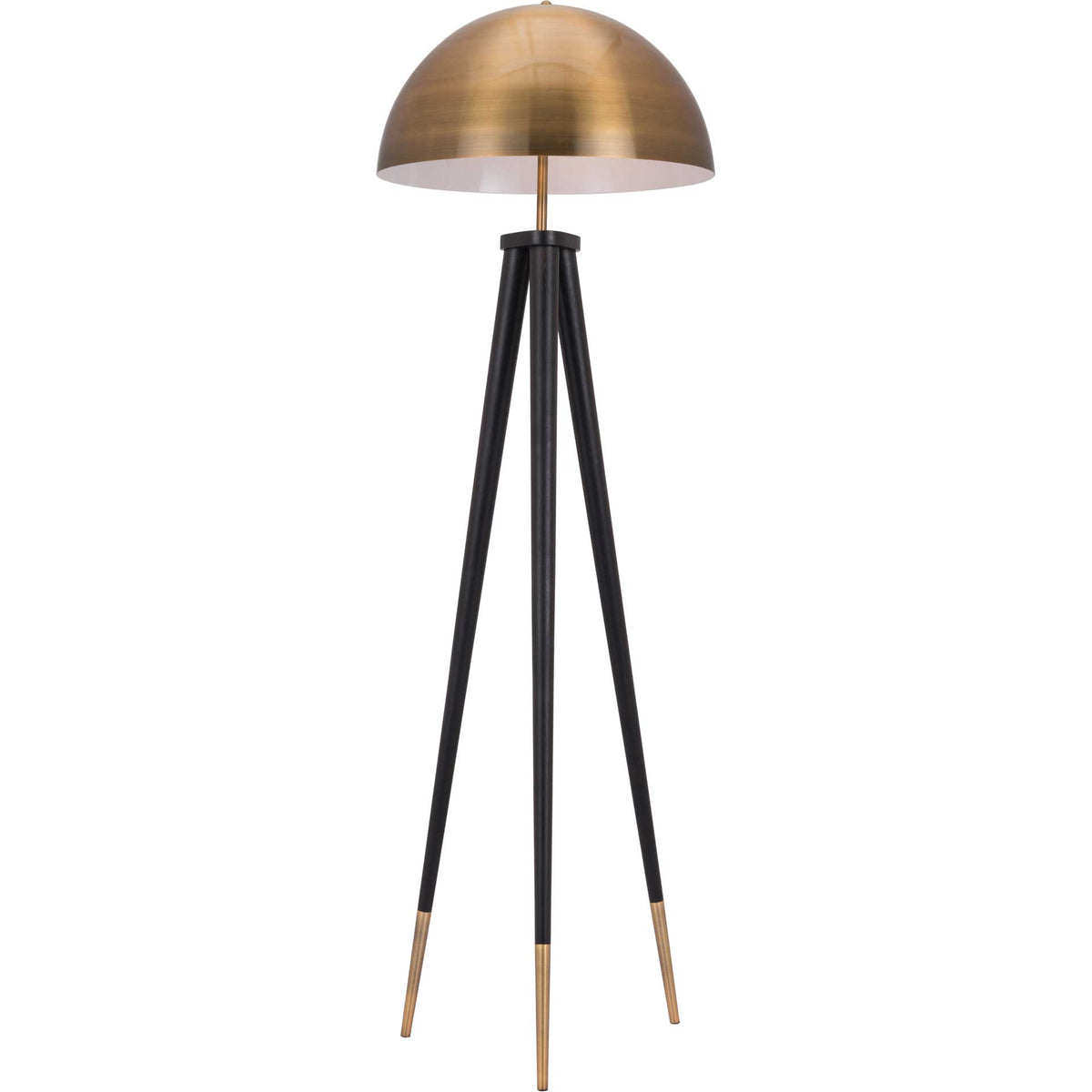 Marcus Floor Lamp Brass/Black