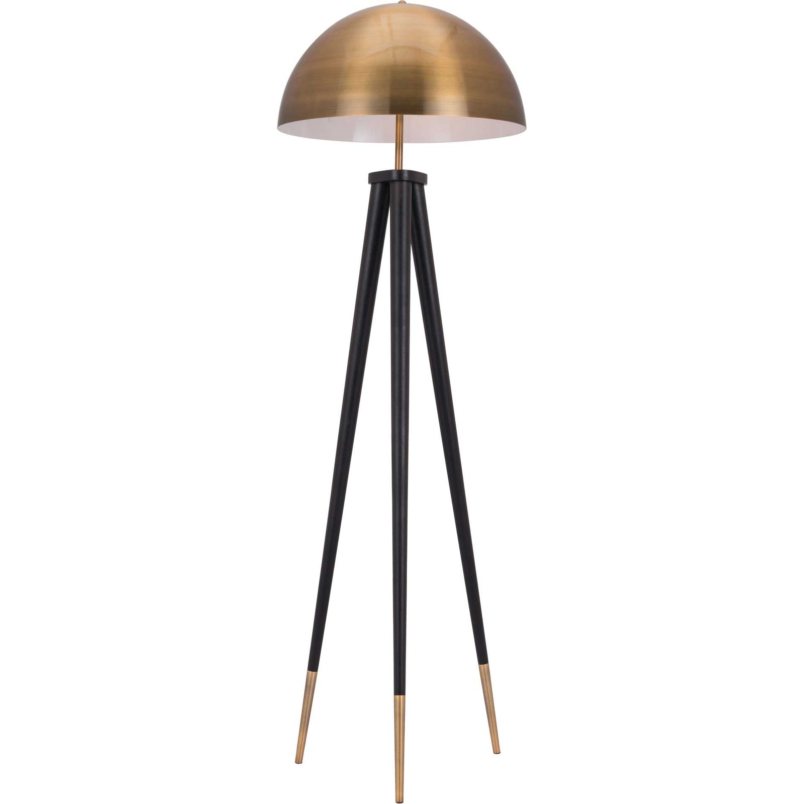 Marcus Floor Lamp Brass/Black