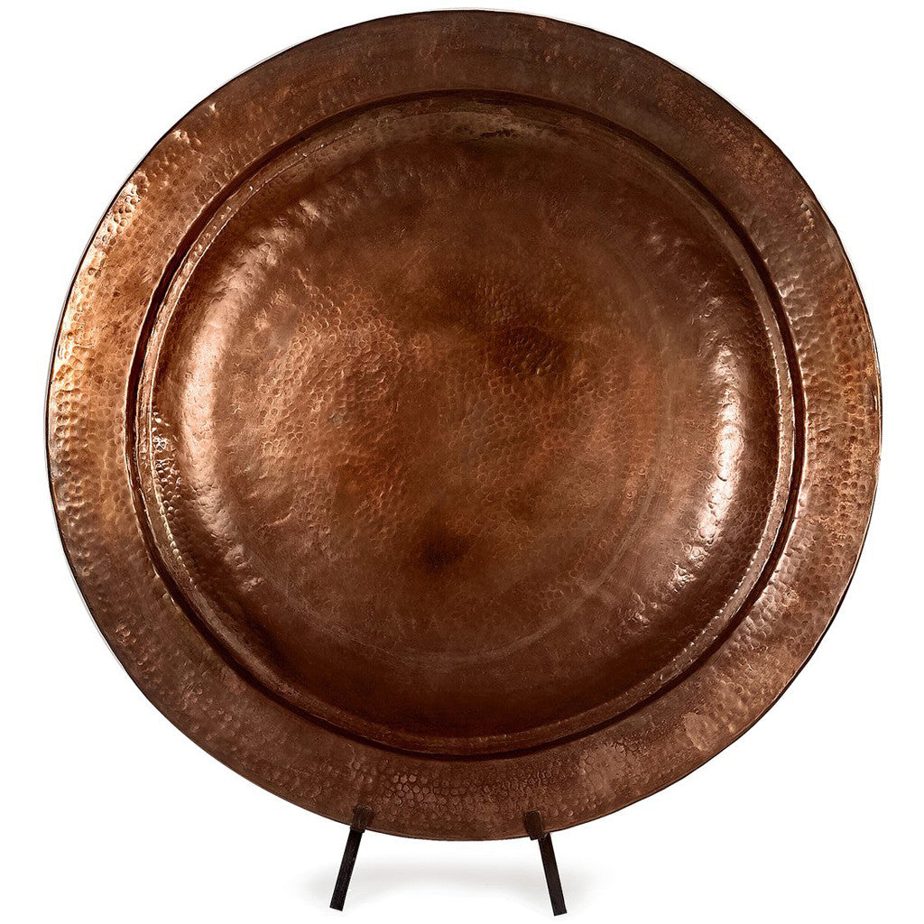 Copper-Plated Charger with Stand