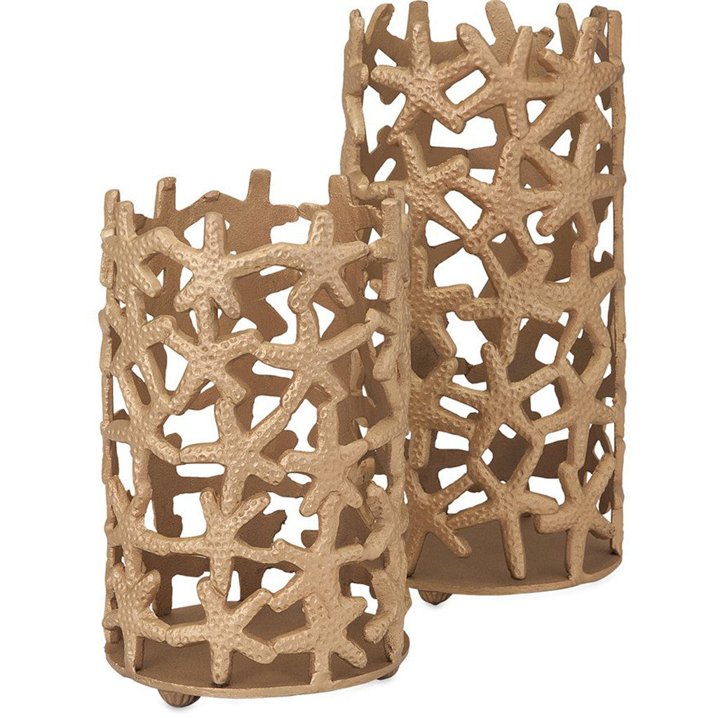 Dukes Starfish Lanterns (Set of 2)