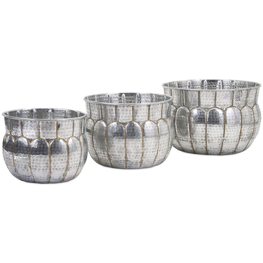 Doniphan Aluminum Planters (Set of 3)