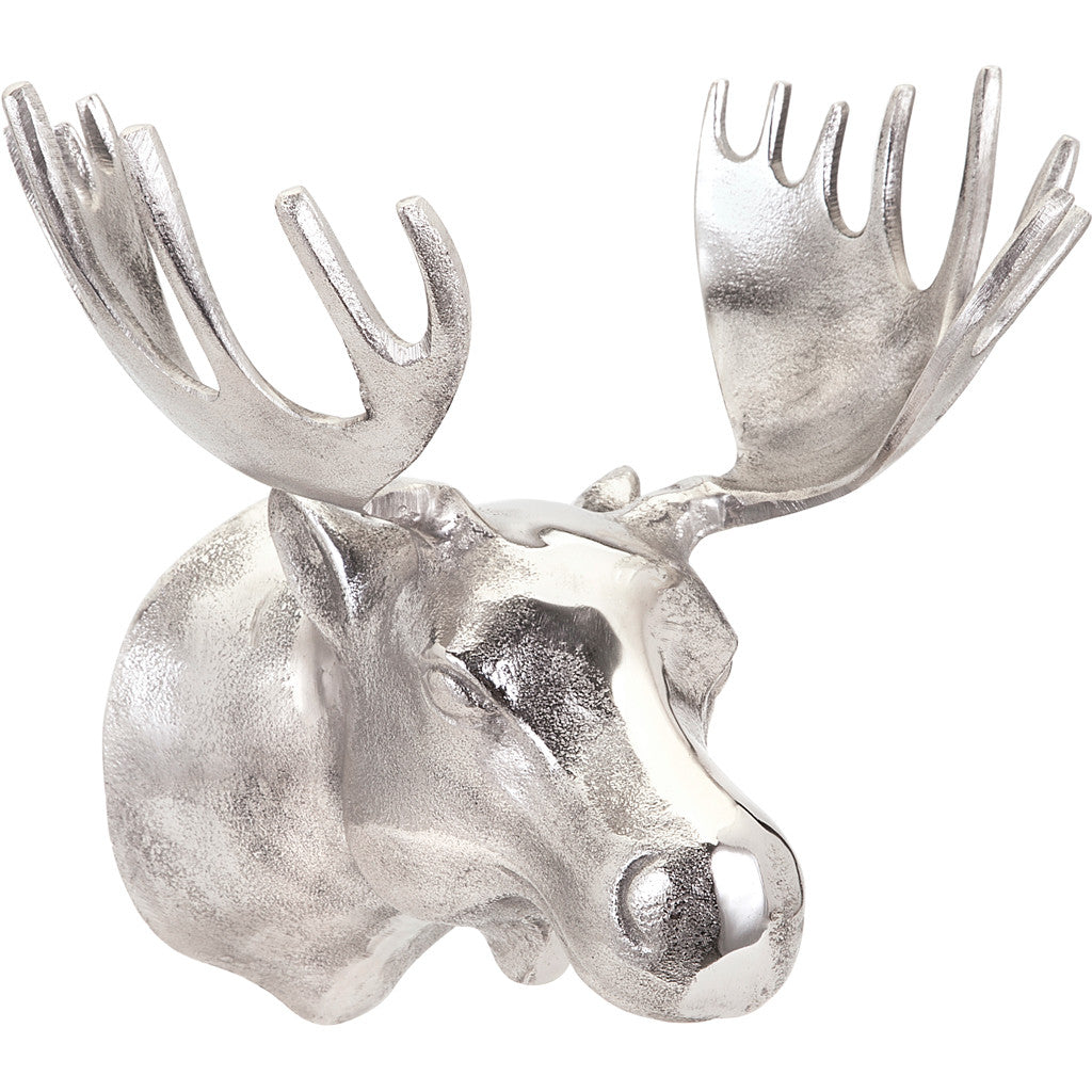 Ball Silver Moose Wall Mount