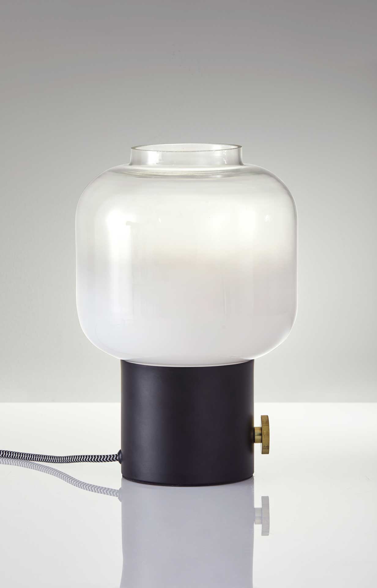 Lens Table Lamp Black