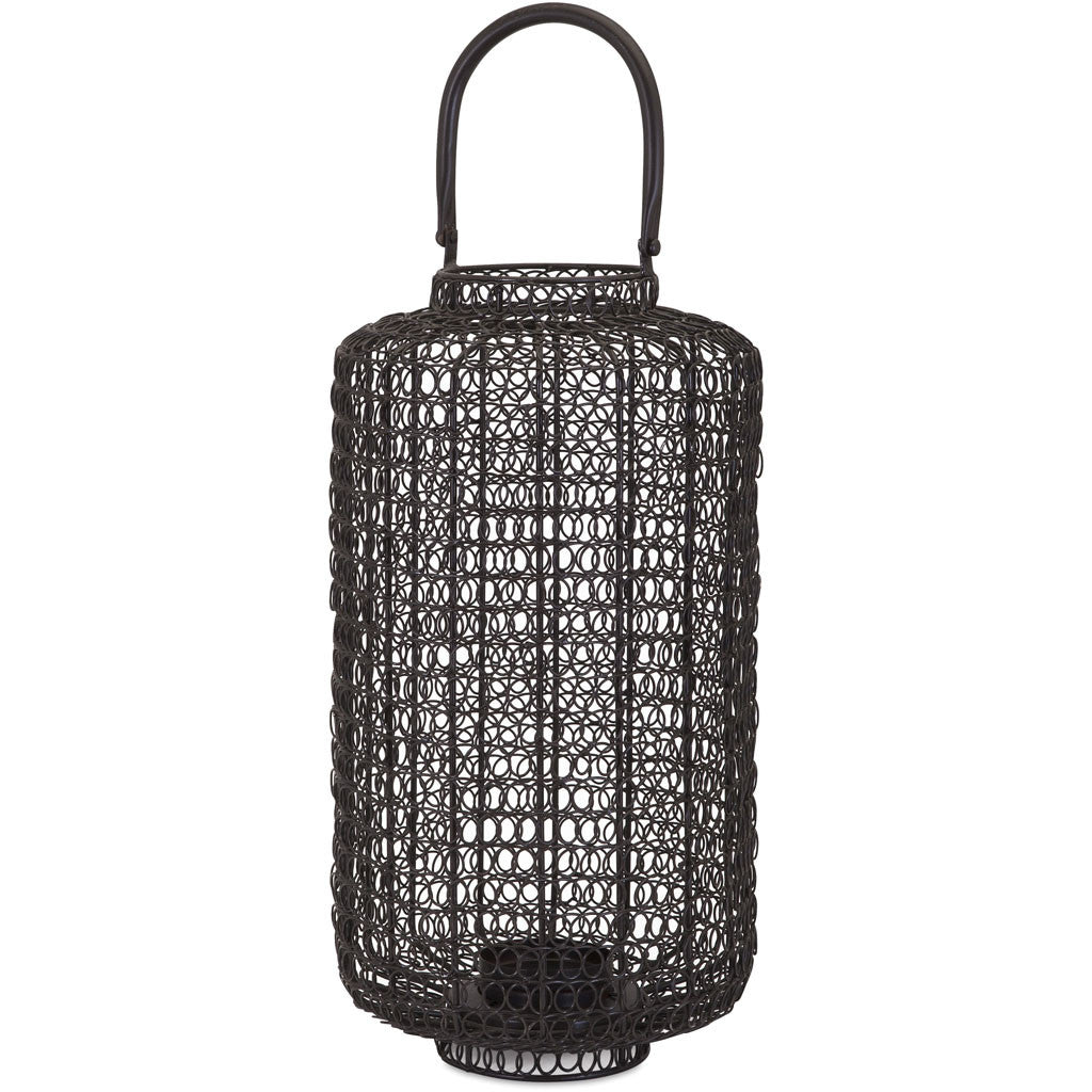Rod Large Iron Scroll Lantern