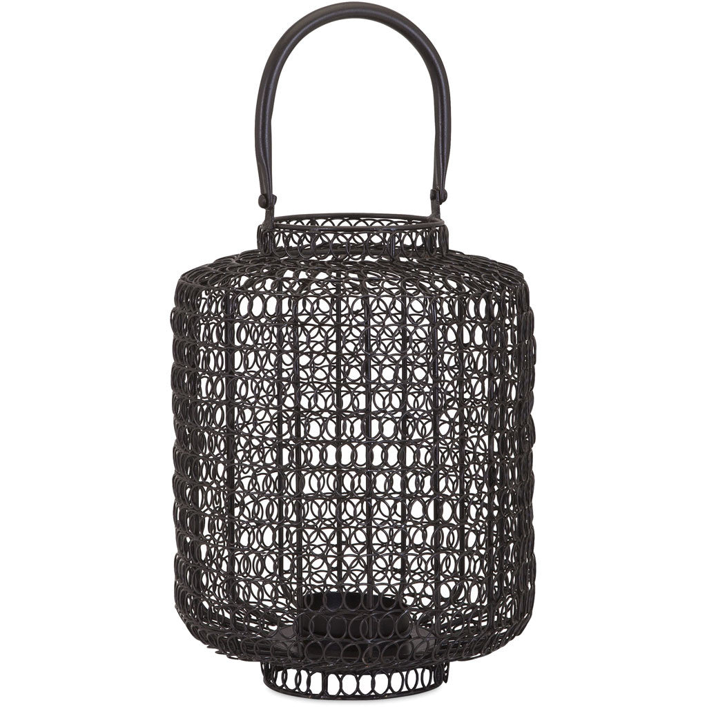 Rod Small Iron Scroll Lantern