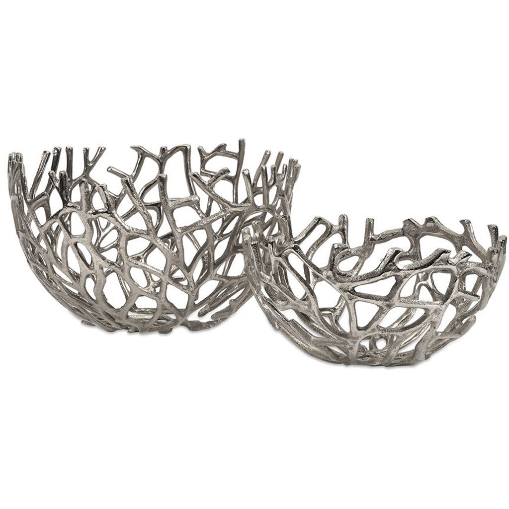 Dubuque Aluminum Coral Bowls (Set of 2)