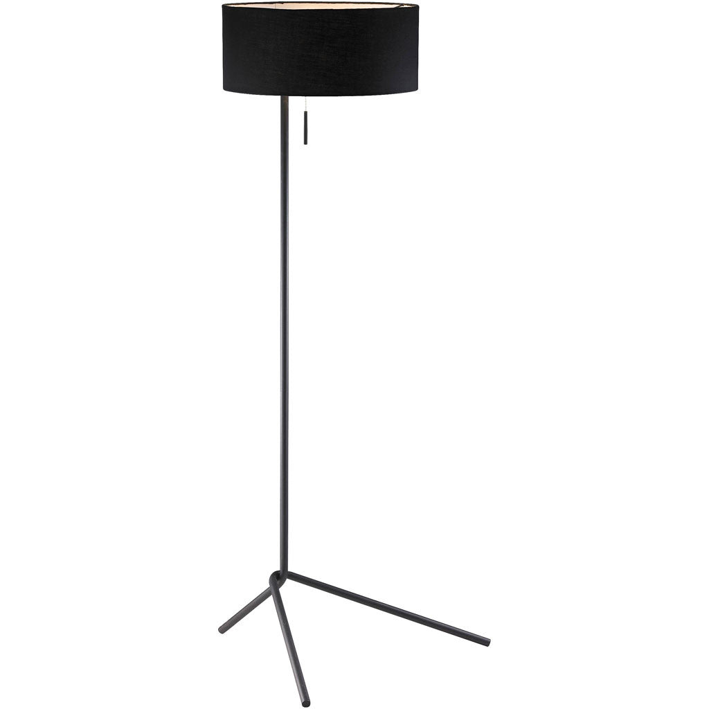 Twirl Floor Lamp Black Matte