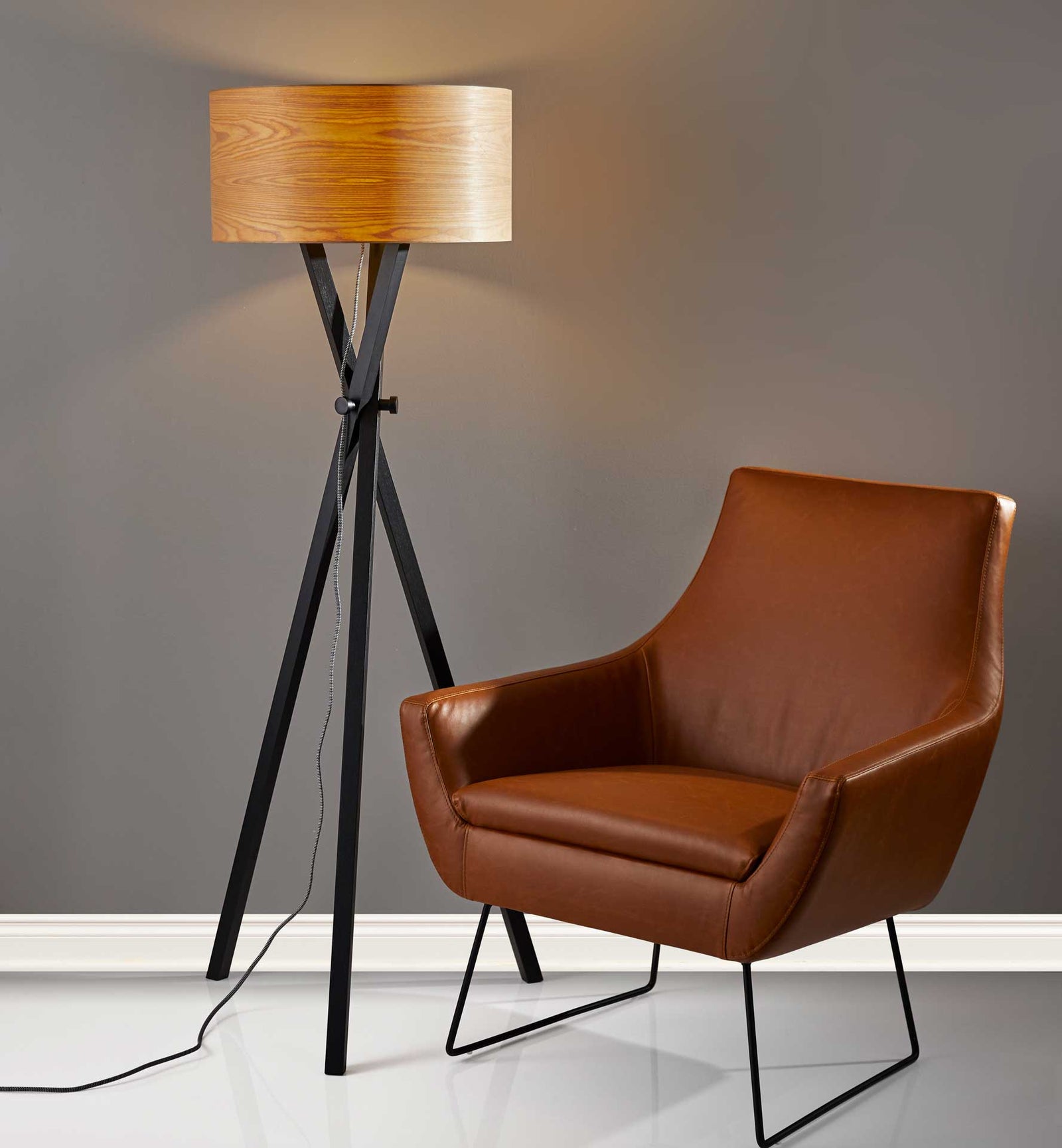 Brunoy Floor Lamp Black
