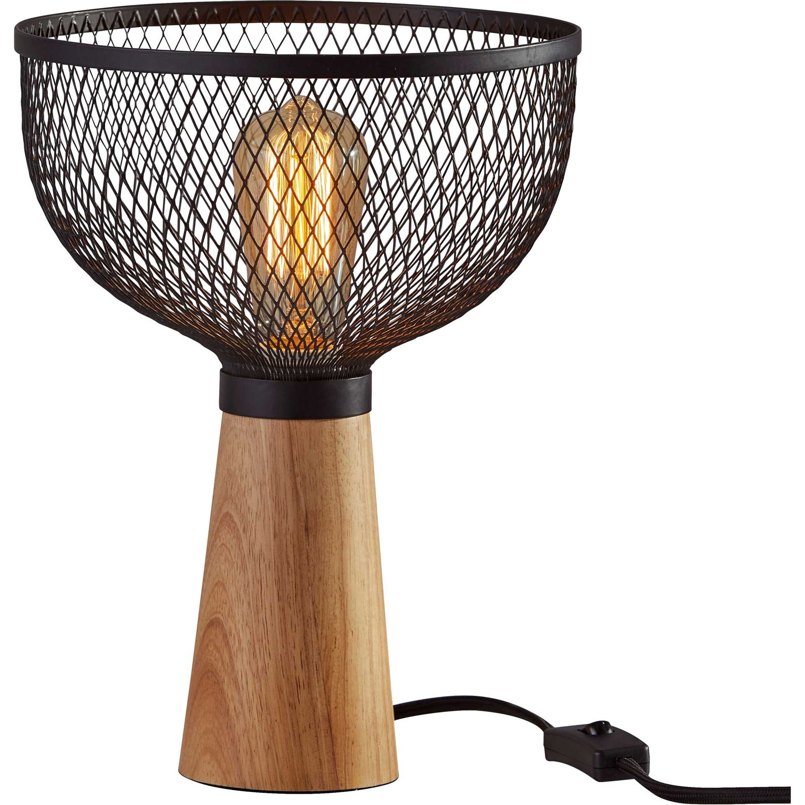 Dammarie Table Lamp Black/Natural