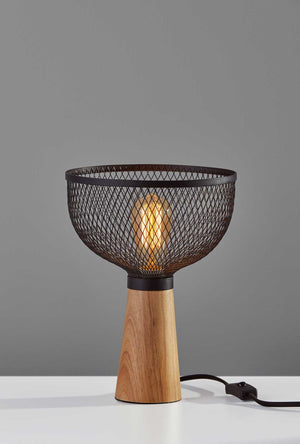 Dammarie Table Lamp Black/Natural