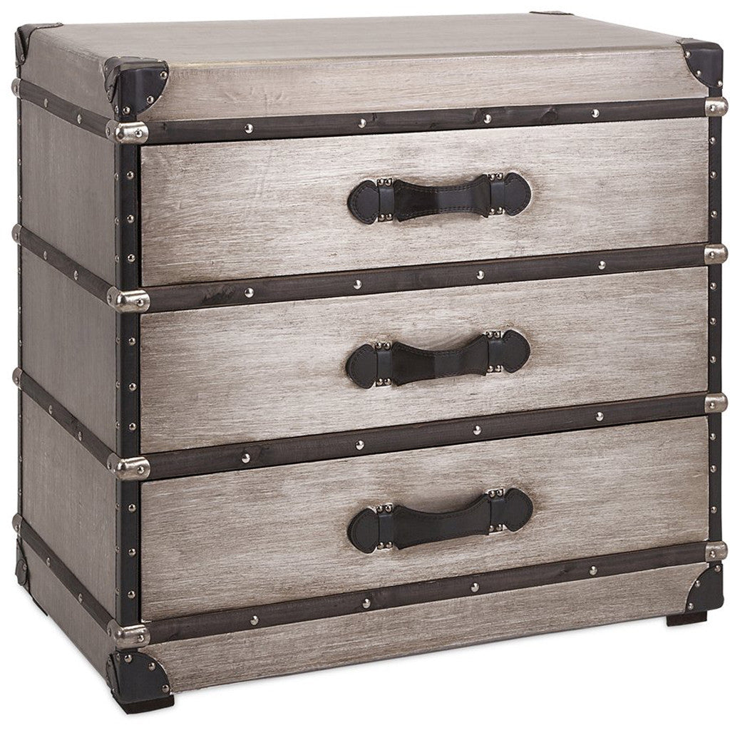 Bacon Aluminum Clad 3-Drawer Trunk
