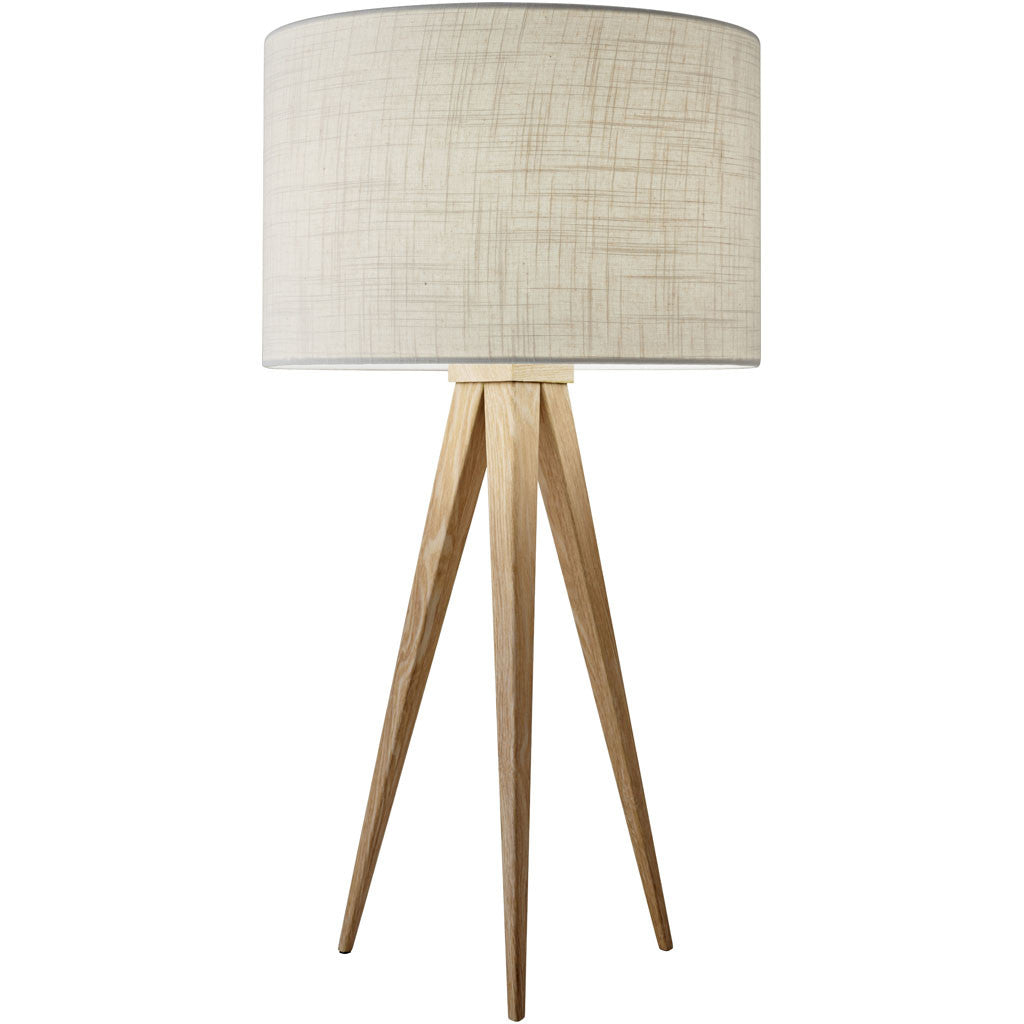 Dictation Table Lamp Natural Wood