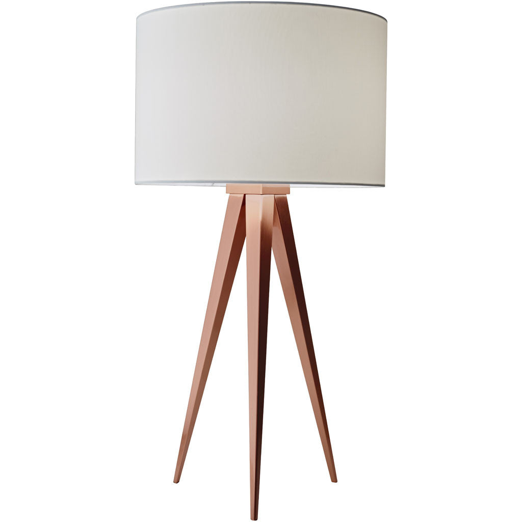 Dictation Table Lamp Brushed Copper