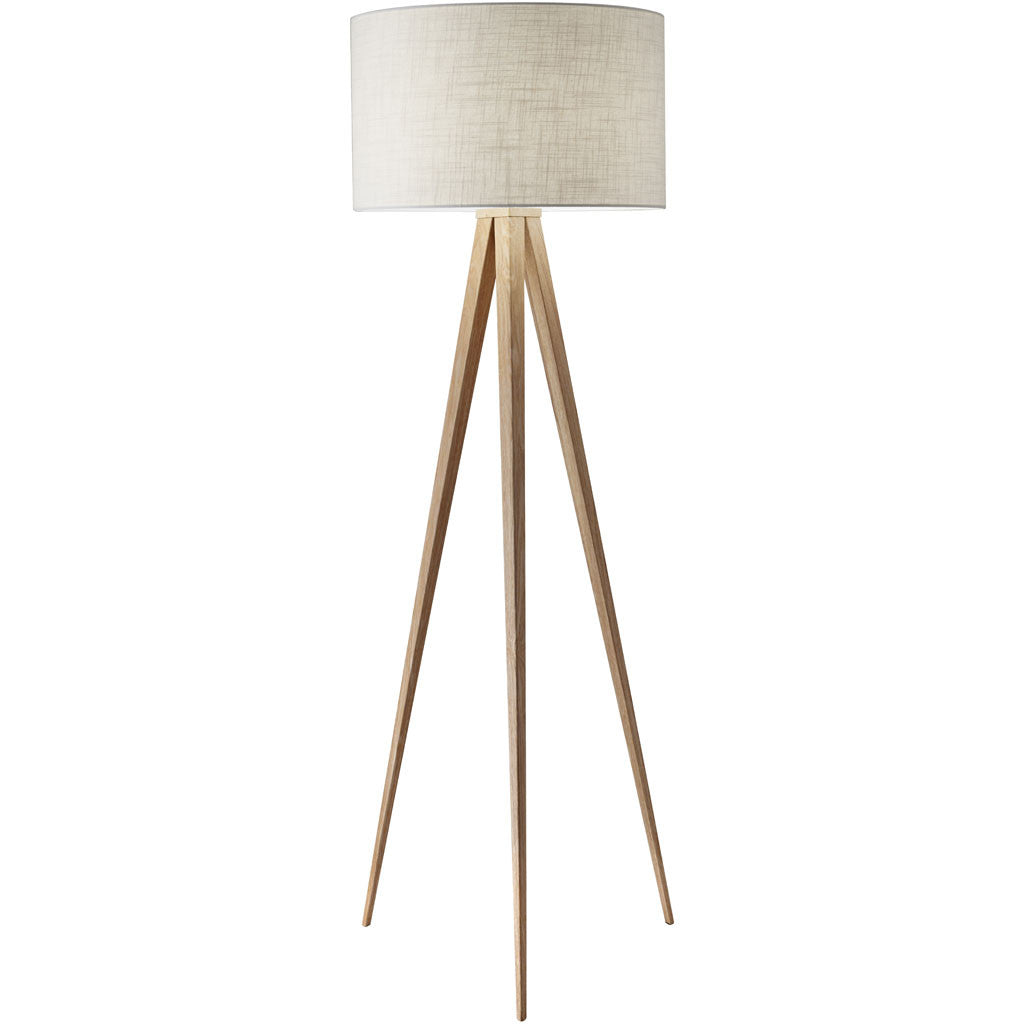 Dictation Floor Lamp Natural Wood