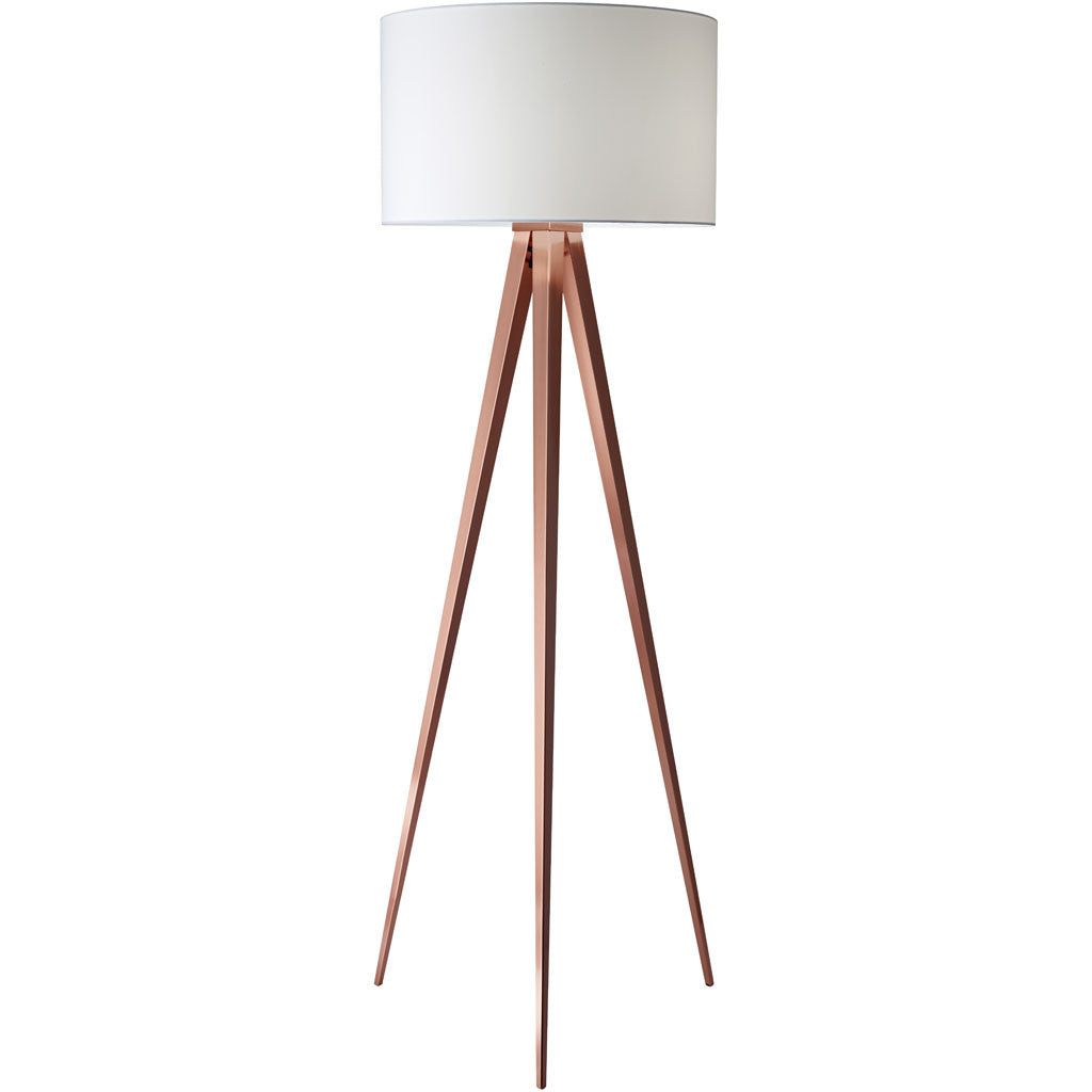 Dictation Floor Lamp Brushed Copper