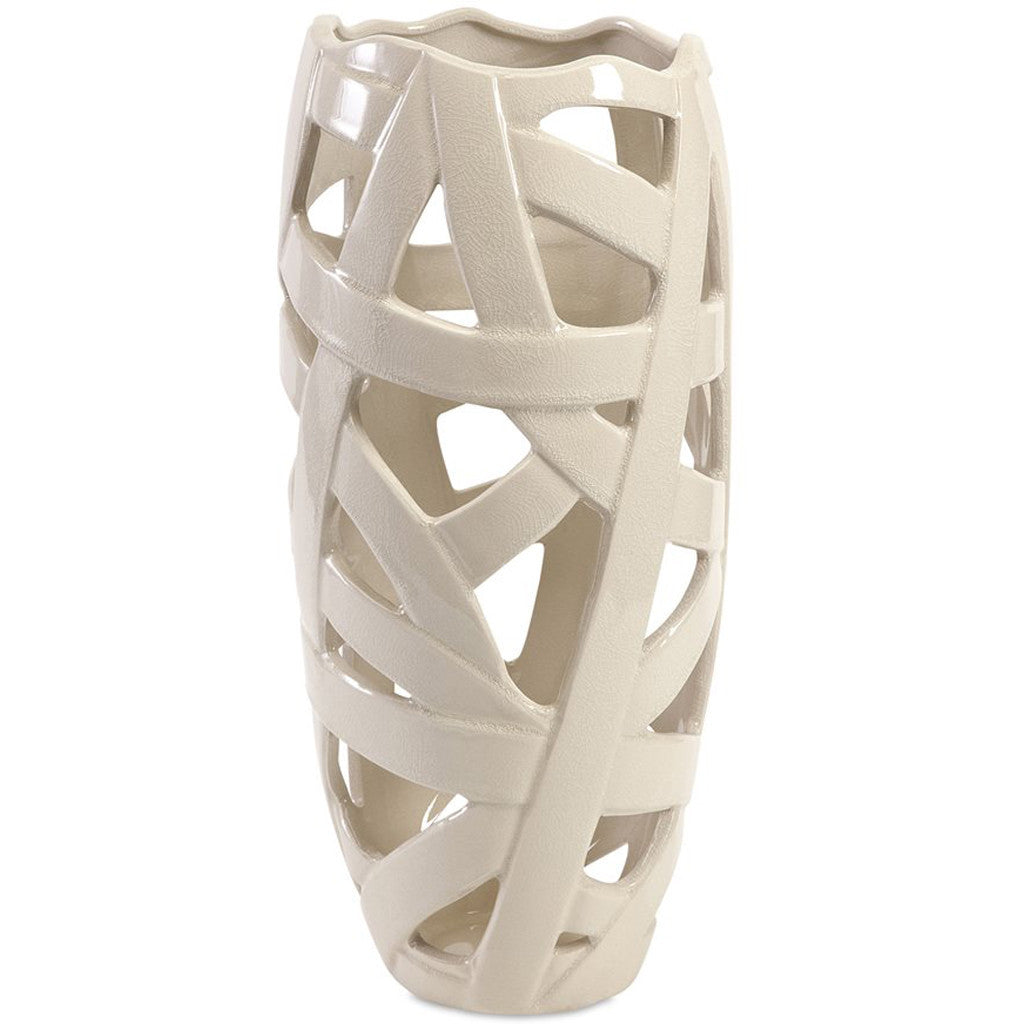 Ashland Cutwork Ceramic Vase