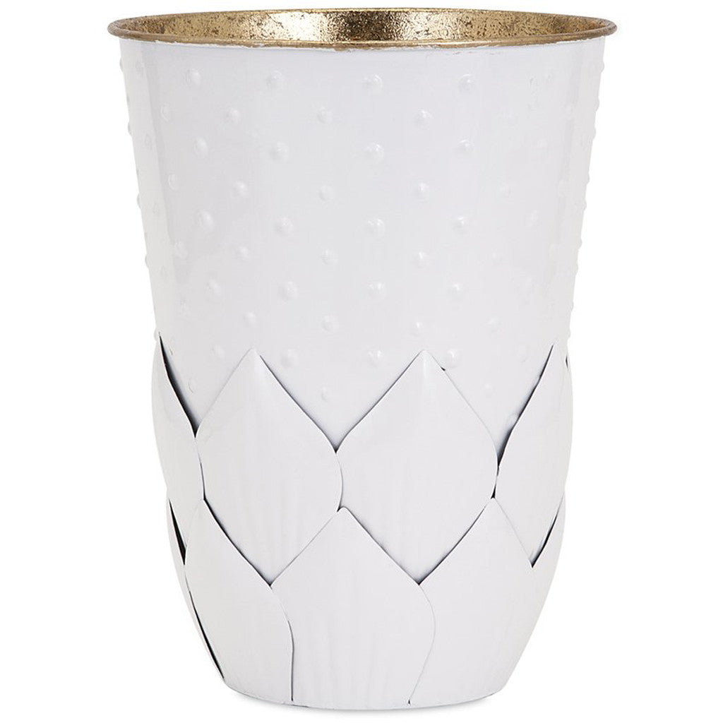 Mason Small Metal Leaf Vase