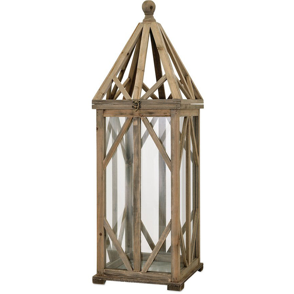 Gwinnett Wood Lantern Large