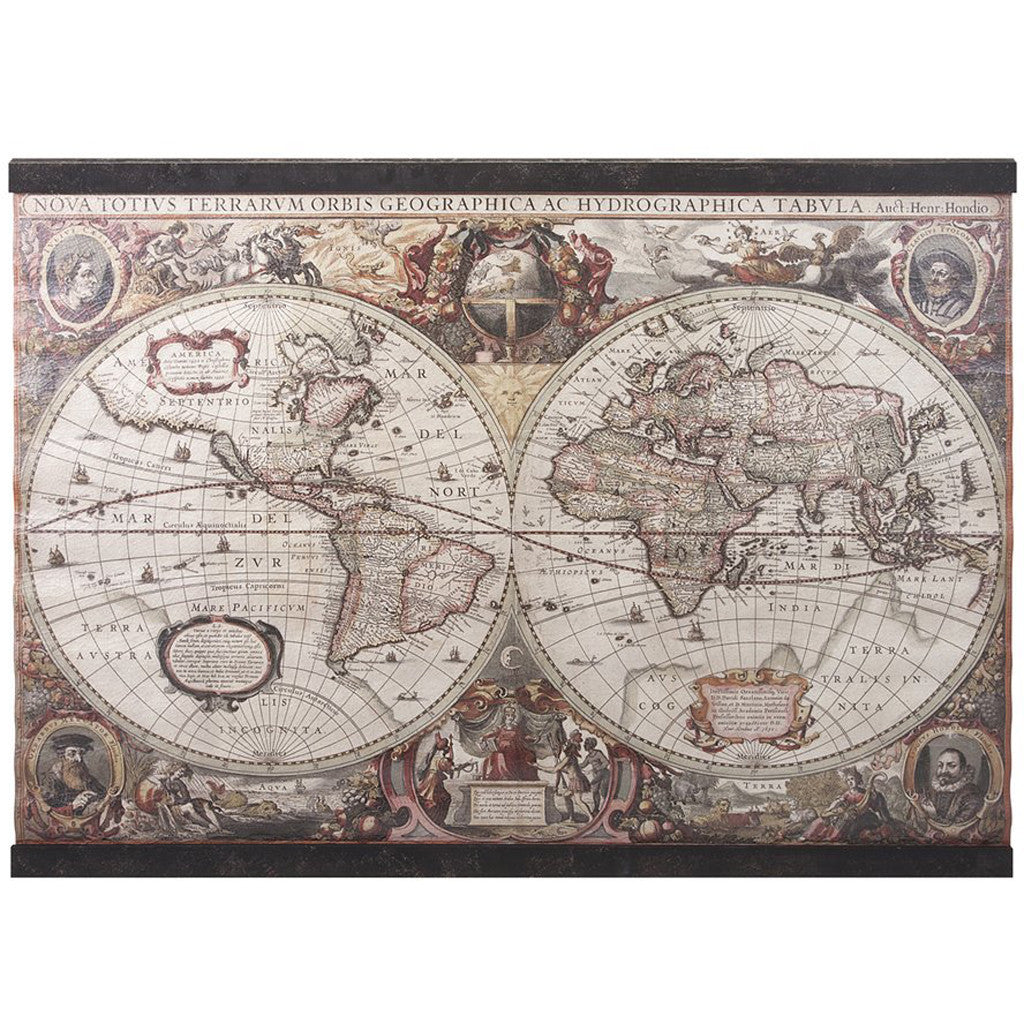 Boise Antique Globe Wall Decor