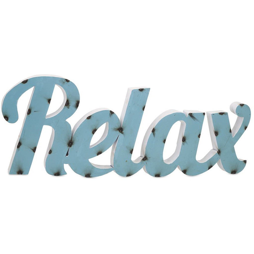 Relax Metal Wall Decor