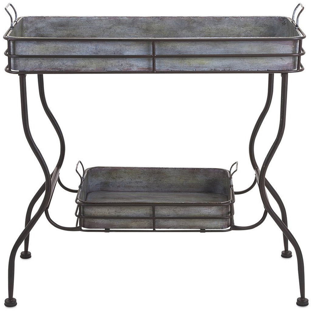 McLean Galvanized Tray Table