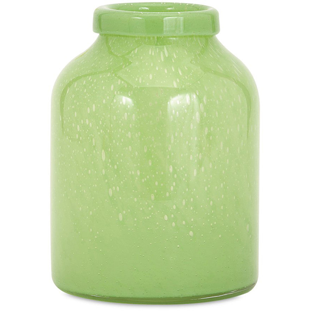 Bingham Green Glass Jar